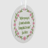 Jane Austin Quote voor boeklezers Ornament (voorkant)