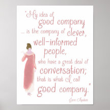Jane Auten "Good company" citaat uit Persuasion