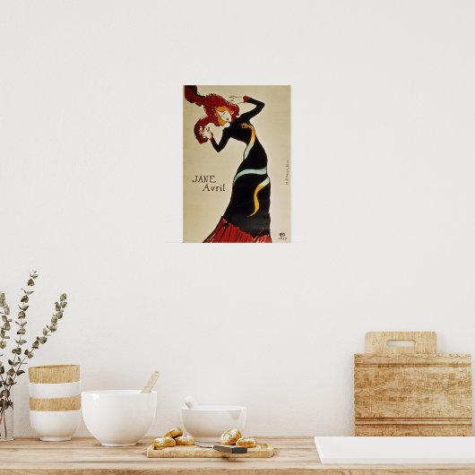 Jane Avril 189 Poster (Keuken)