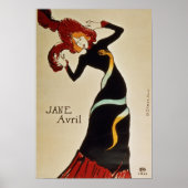 Jane Avril 189 Poster (Voorkant)