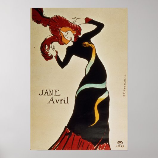 Jane Avril 189 Poster (Voorkant)