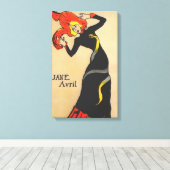 Jane Avril 1 Canvas Afdruk (Insitu (Houten vloer))