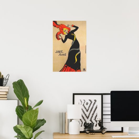 Jane Avril 1 Poster (Thuiskantoor)