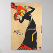 Jane Avril 1 Poster (Voorkant)