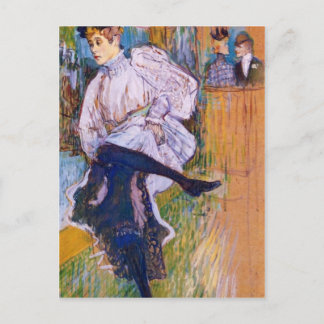 Jane Avril dances van Toulouse-Lautrec Briefkaart