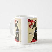 Jane Avril, door Toulouse-Lautrec Henri de Koffiemok (Voorkant links)