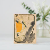 Jane Avril Henri de Toulouse-Lautrec Briefkaart (Staand voorkant)