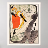 Jane Avril, Jardin de Paris Poster (Voorkant)