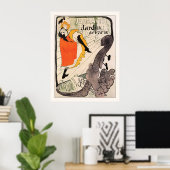 Jane Avril, Jardin de Paris Poster (Thuiskantoor)