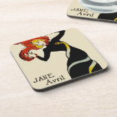 Jane Avril LAUTREC REDUX Edition Drankjes Onderzetter (Linkerzijde)