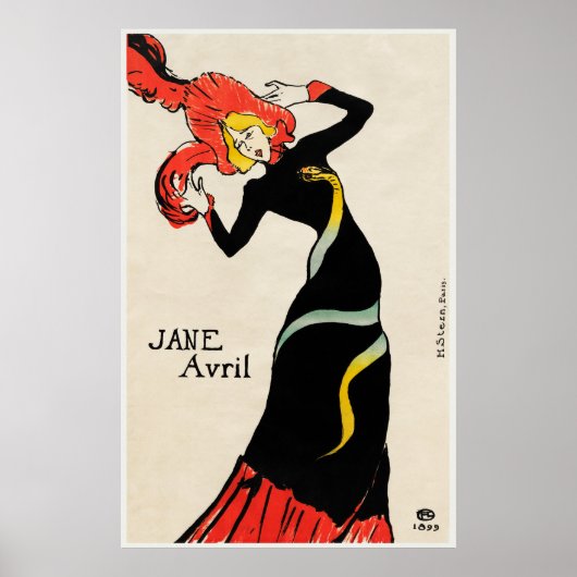 Jane Avril Poster (Voorkant)