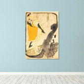 Jane Avril van Henri de Toulouse-Lautrec Canvas Afdruk (Insitu (Houten vloer))