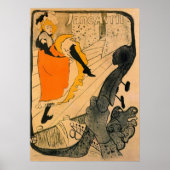 Jane Avril van Toulouse-Lautrec Poster (Voorkant)