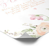 JANE Blush Bloemen Familie Tradities Bruids Spel Poster (Hoek)