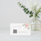 JANE Blush Bloemenbloemblaadjes & Prosecco Registr Informatiekaartje (Staand voorkant)