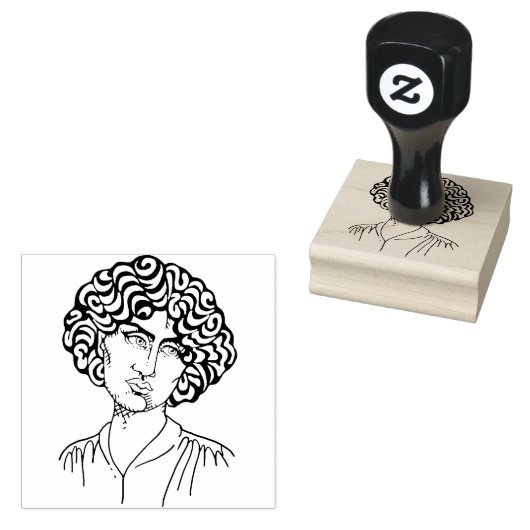Jane Burden Morris kunststempel Rubberstempel (Gestempeld)