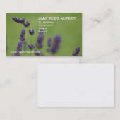 Jane Doe's Nursery Visitekaartje (Voorkant / Achterkant)