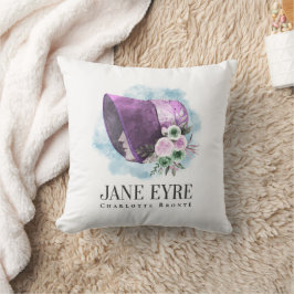 Jane Eyre Bonnet Paarse Bonnet en Bloemen Kussen