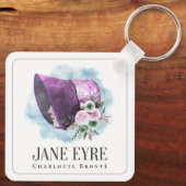 Jane Eyre Bonnet Paarse Bonnet en Bloemen Sleutelhanger (Achterkant)