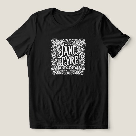 Jane Eyre Book Tri-Blend Shirt (Design voorkant)
