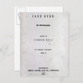 Jane Eyre' Briefkaart (Voorkant / Achterkant)