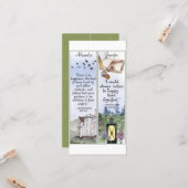 Jane Eyre Bronte Citaten Boek Lezer Cadeau Boekmer Kaart (Voorkant / Achterkant in situ)