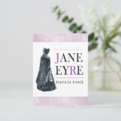 Jane Eyre, Charlotte Bronte, Bronte Zusters, Boekl Briefkaart (Staand voorkant)
