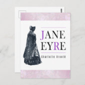 Jane Eyre, Charlotte Bronte, Bronte Zusters, Boekl Briefkaart (Voorkant / Achterkant)