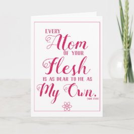 Jane Eyre Elk Atom van je Vlees is als Dear Feestdagen Kaart