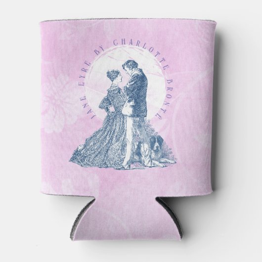 Jane Eyre en Edward Rochester met Pilot Pink Blikjeskoeler (Voorkant)