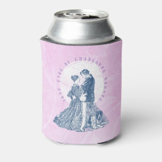 Jane Eyre en Edward Rochester met Pilot Pink Blikjeskoeler (Blikje Achterkant)