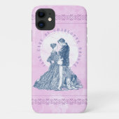Jane Eyre en Edward Rochester met Pilot Pink Case-Mate iPhone Case (Achterkant)