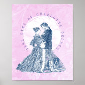 Jane Eyre en Edward Rochester met Pilot Pink Poster (Voorkant)