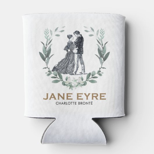 Jane Eyre en Edward Rochester met Wreath Blikjeskoeler (Achterkant)
