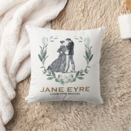 Jane Eyre en Edward Rochester met Wreath Kussen