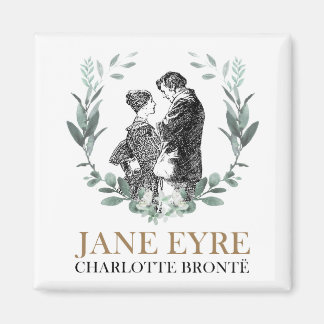 Jane Eyre en Edward Rochester met Wreath Magneet