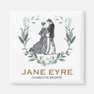 Jane Eyre en Edward Rochester met Wreath Magneet