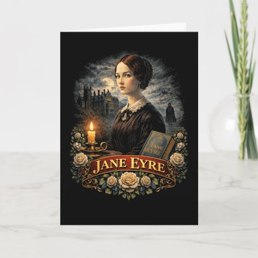 Jane Eyre Feestdagen Kaart (Voorkant)