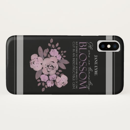 Jane Eyre - Geen overgangsbloesem - Rozen Black Case-Mate iPhone Case (Achterkant (horizontaal))