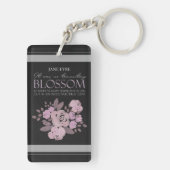 Jane Eyre - Geen overgangsbloesem - Rozen Black Sleutelhanger (achterkant)