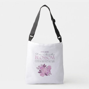Jane Eyre - Geen tijdelijke bloesem - Roze rozen Crossbody Tas