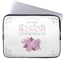 Jane Eyre - Geen tijdelijke bloesem - Roze rozen Laptop Sleeve