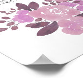 Jane Eyre - Geen tijdelijke bloesem - Roze rozen Poster (Hoek)