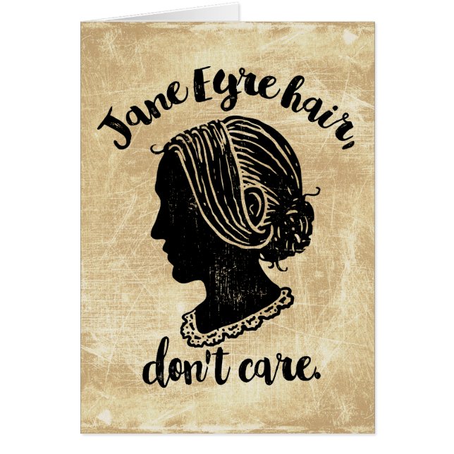 Jane Eyre Hair geeft er niet om (Voorkant)