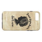 Jane Eyre Hair geeft er niet om Case-Mate iPhone Case (Achterkant (Horizontaal))