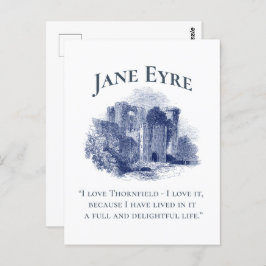 Jane Eyre - I Love Thornfield - Castle Briefkaart
