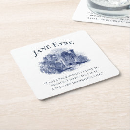 Jane Eyre - I Love Thornfield - Castle Kartonnen Onderzetters