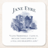 Jane Eyre - I Love Thornfield - Castle Kartonnen Onderzetters (Voorkant)