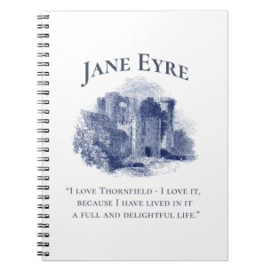 Jane Eyre - I Love Thornfield - Castle Notitieboek
