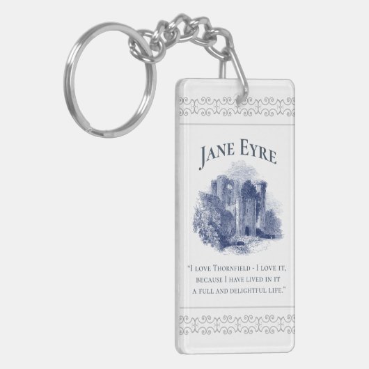 Jane Eyre - I Love Thornfield - Castle Sleutelhang Sleutelhanger (Voorkant Links)